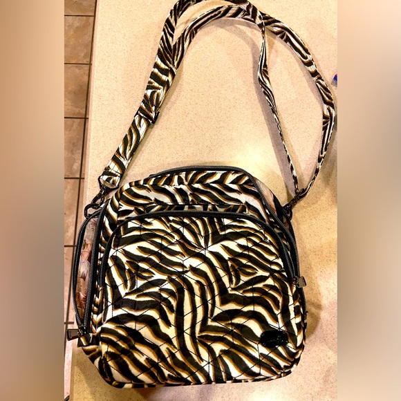 Pre-Owned Lug Ranger Animal Print Medium Cross-Body Bag - Picture 9 of 9